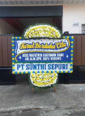 Papan Bunga Duka di Payobasung